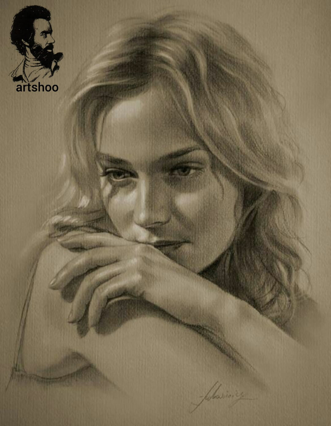 آموزش نقاشی سیاه قلم